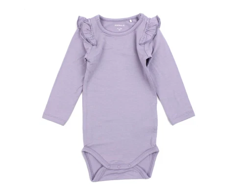 Name It lavender gray body flæser